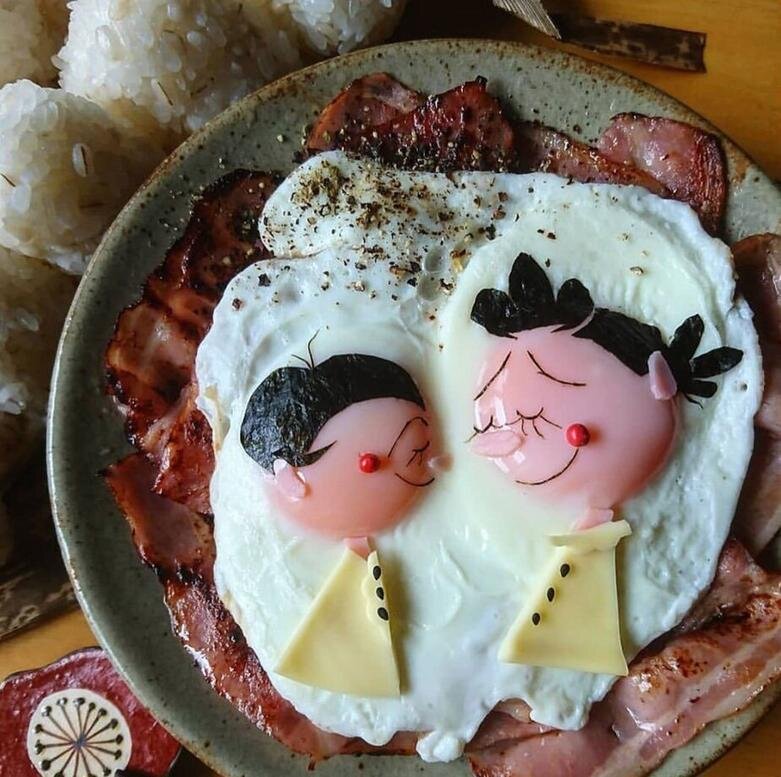 خلاقیت بی نظیر این مادر در تزئین غذا برای فرزندانش | تصاویر