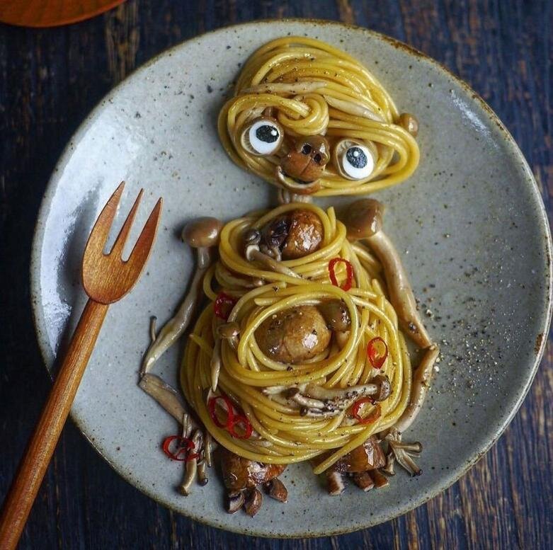 خلاقیت بی نظیر این مادر در تزئین غذا برای فرزندانش | تصاویر