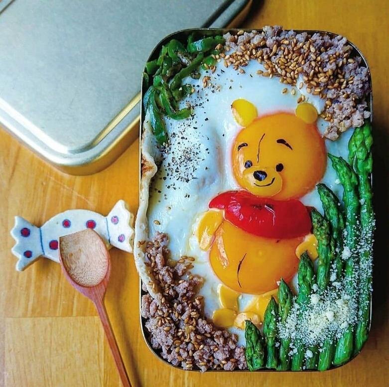 خلاقیت بی نظیر این مادر در تزئین غذا برای فرزندانش | تصاویر