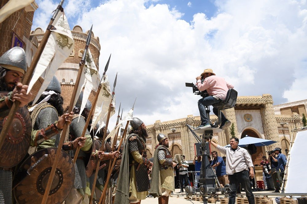 جدیدترین تصاویر از بزرگترین سریال تاریخی در حال ساخت تلویزیون