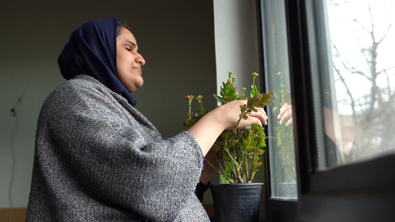 به دنبال امید در زندگی یک مادر نابینا بودم