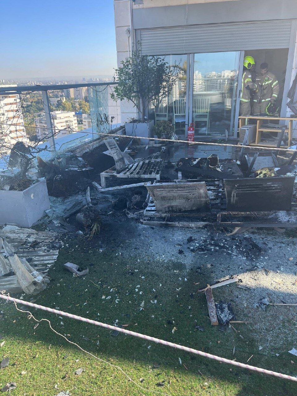 تصاویر جدیدی از محل اصابت پهپاد یمنی در جنوب تلآویو