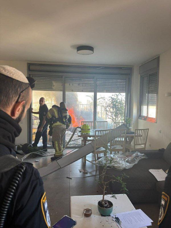 تصاویر جدیدی از محل اصابت پهپاد یمنی در جنوب تلآویو