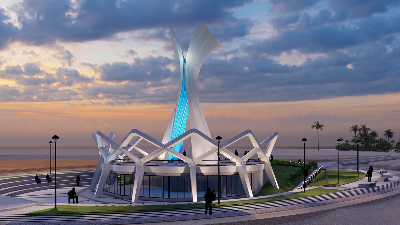 ساخت یادمان شهدای غواص در دریاچه خلیجفارس