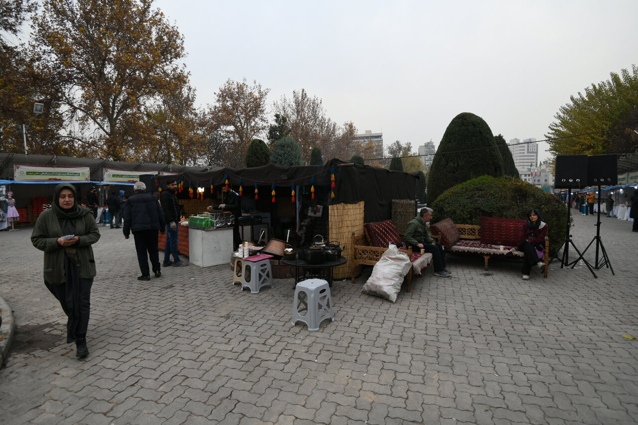 نمایش و عرضه کسبوکار مددجویان در بوستان لاله