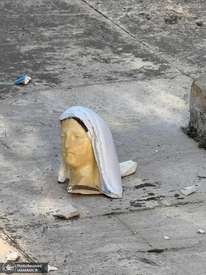 حمله گروههای مسلح به آرامگاه مسیحیان در حماه | تصاویر