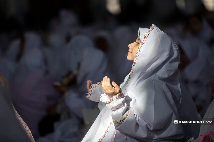 مراسم جشن عبادت دختران آملی