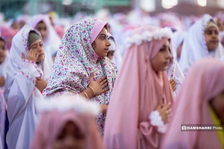 مراسم جشن عبادت دختران آملی