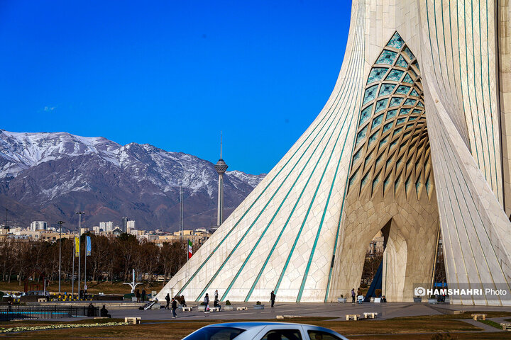 تصاویری از هوای پاک تهران - ۹ دی