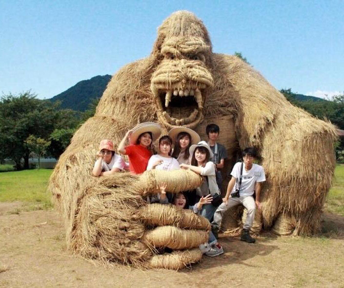 خلاقیت و هنر در باغوحش هیولاهای «حصیری»! | تصاویر