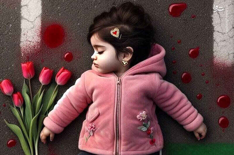 گلباران مزار دختر کاپشن صورتی در کرمان | عکس