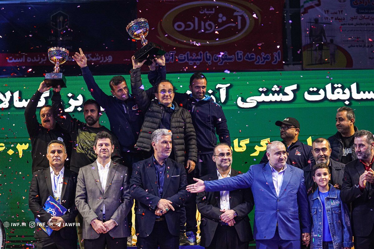 قهرمانی مازندران در کشتی آزاد با نصف توان قهرماني مازندران