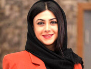 چهره آزاده صمدی با گریم و لباس هندی در یک سریال | ببینید