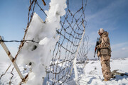 شهادت دردناک سرباز مرزبانی در سرمای زمستان + عکس