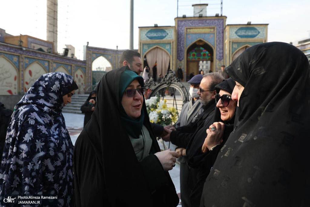 فاطمه مهاجرانی در مراسم گرامیداشت پنجمین سالگرد شهدای پرواز اوکراین | تصاویر