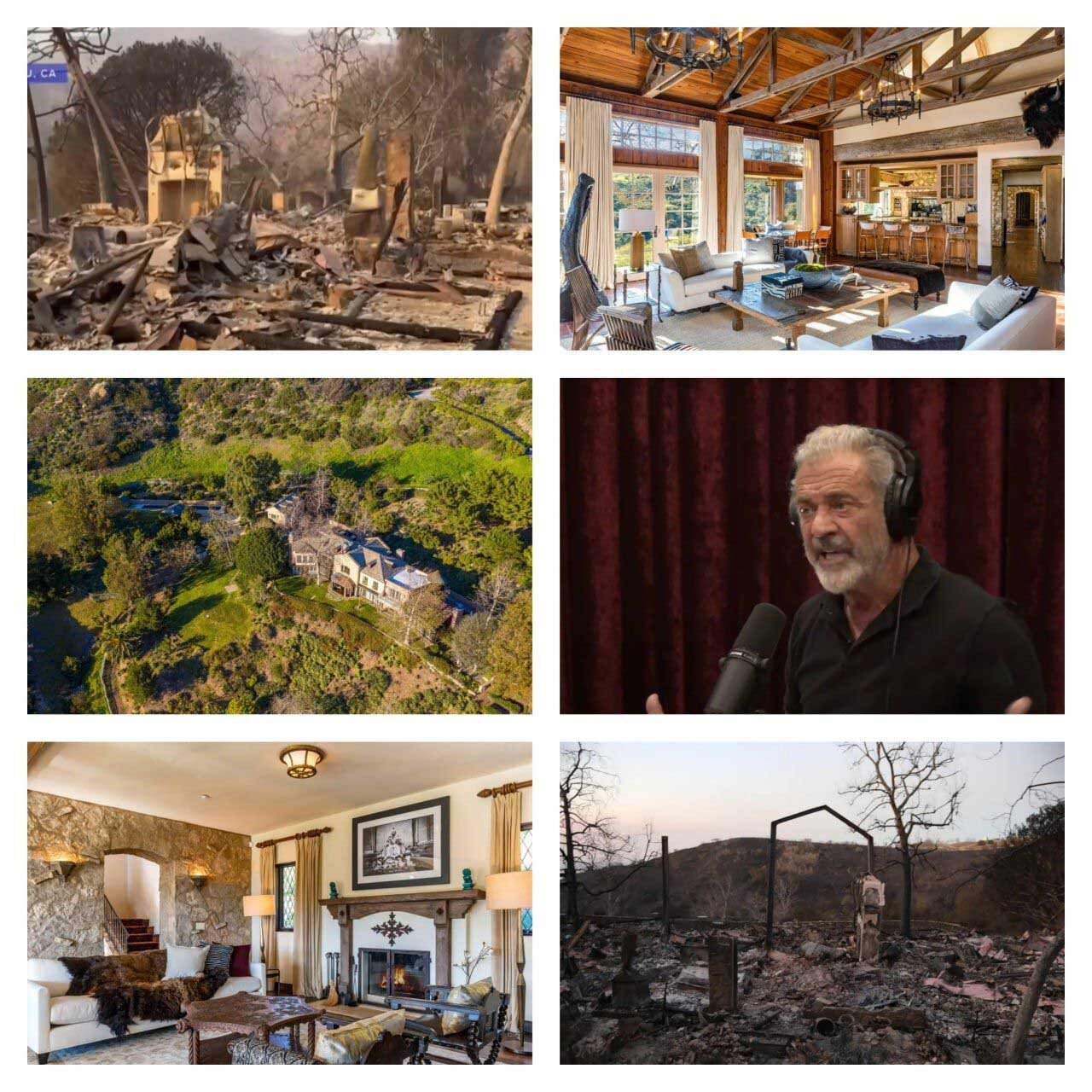 خانه ویلایی بازیگر مشهور خاکستر شد! | تصاویر