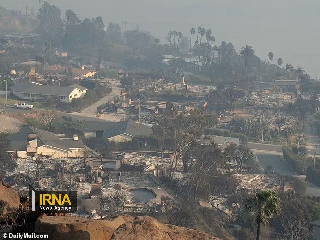 خانه پسر بایدن در آتش سوزی کالیفرنیا سوخت | تصاویر