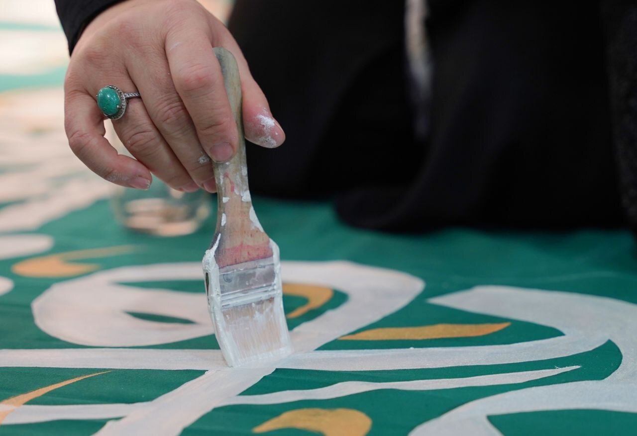 نمایش بزرگ‌ترین کتیبه دست‌نویس کشور در امامزاده صالح(ع)