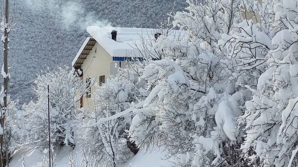 تماشای مناظر زمستانی در روستاهای اطراف پایتخت