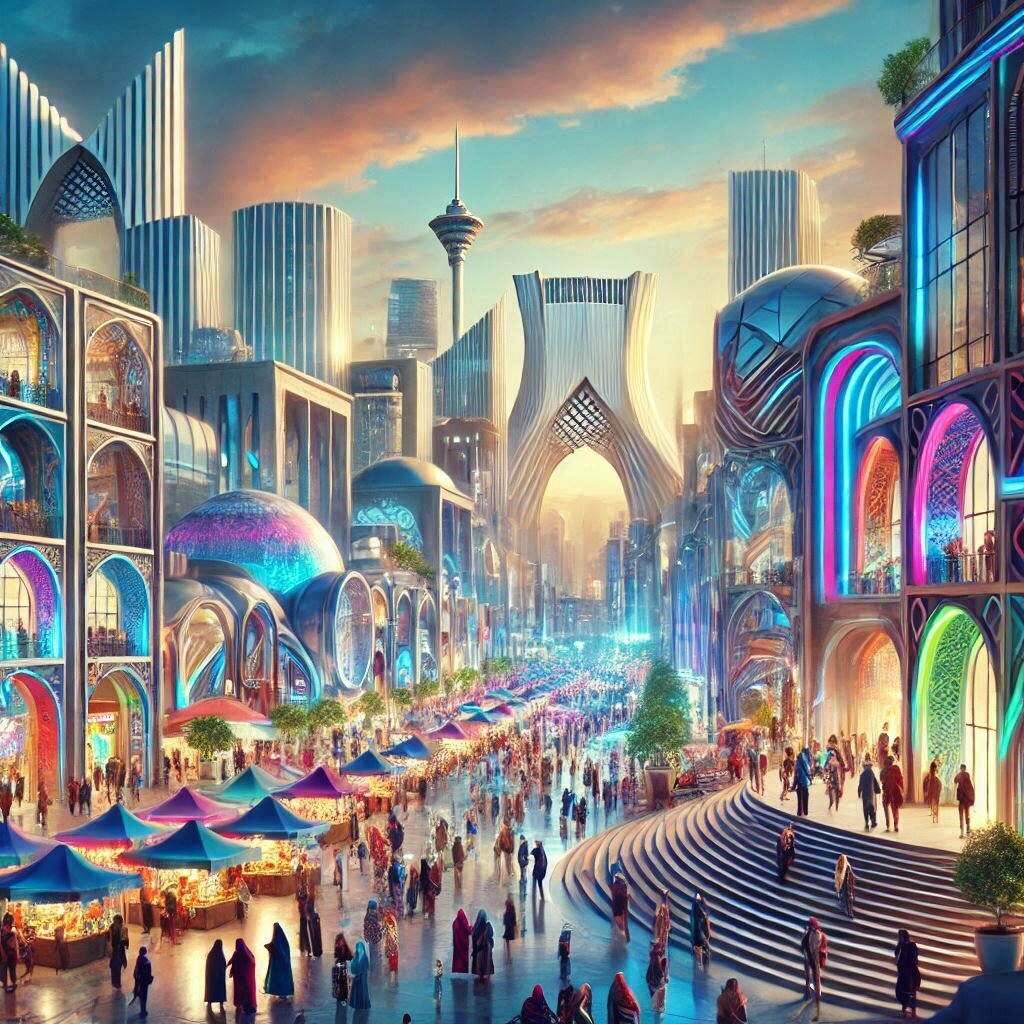 اگر تهران را چینیها میساختند؛ هوش مصنوعی پاسخ داد | عکس