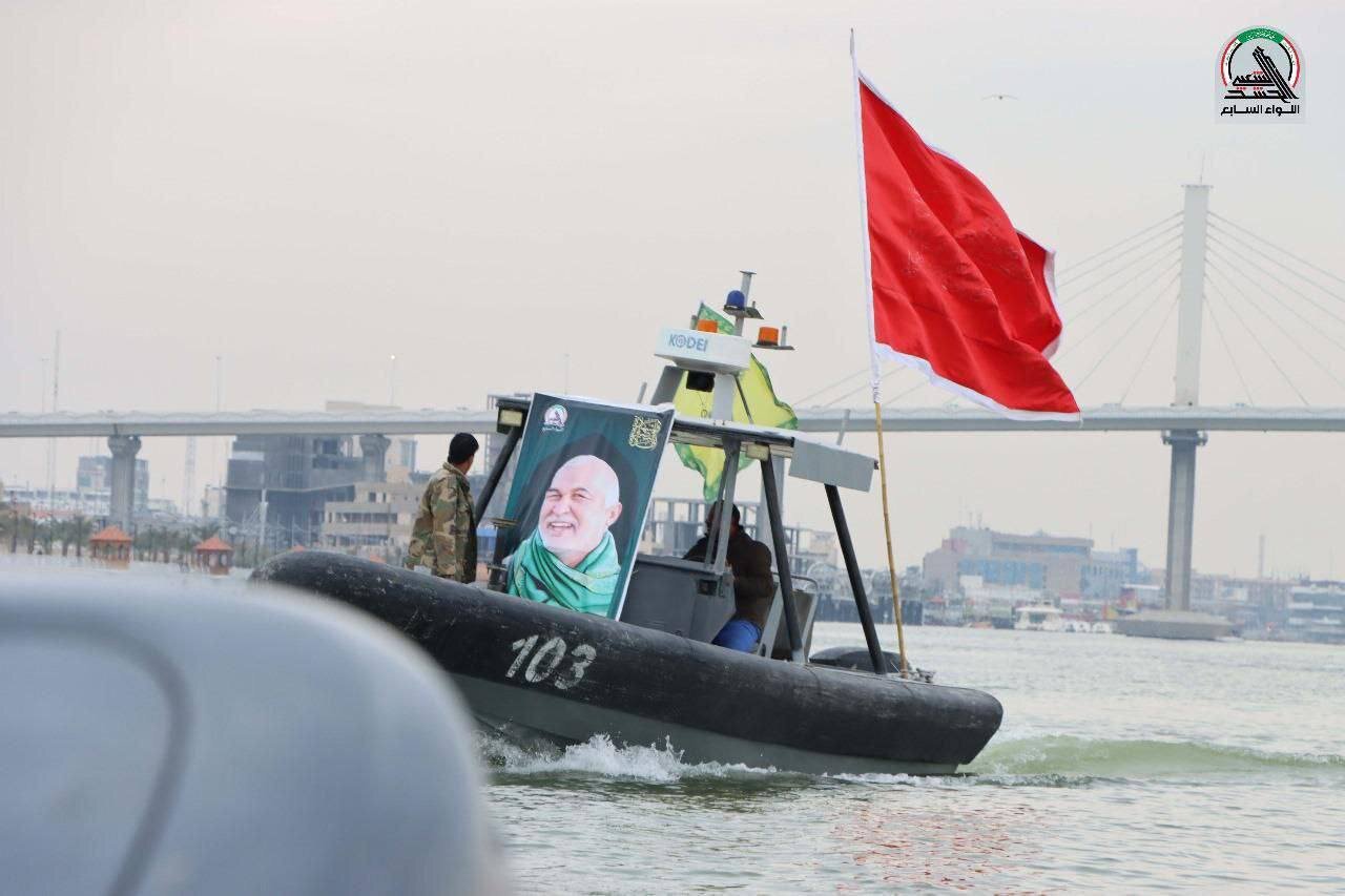 تور نیروهای دریایی حشدالشعبی در شط العرب | تصاویر