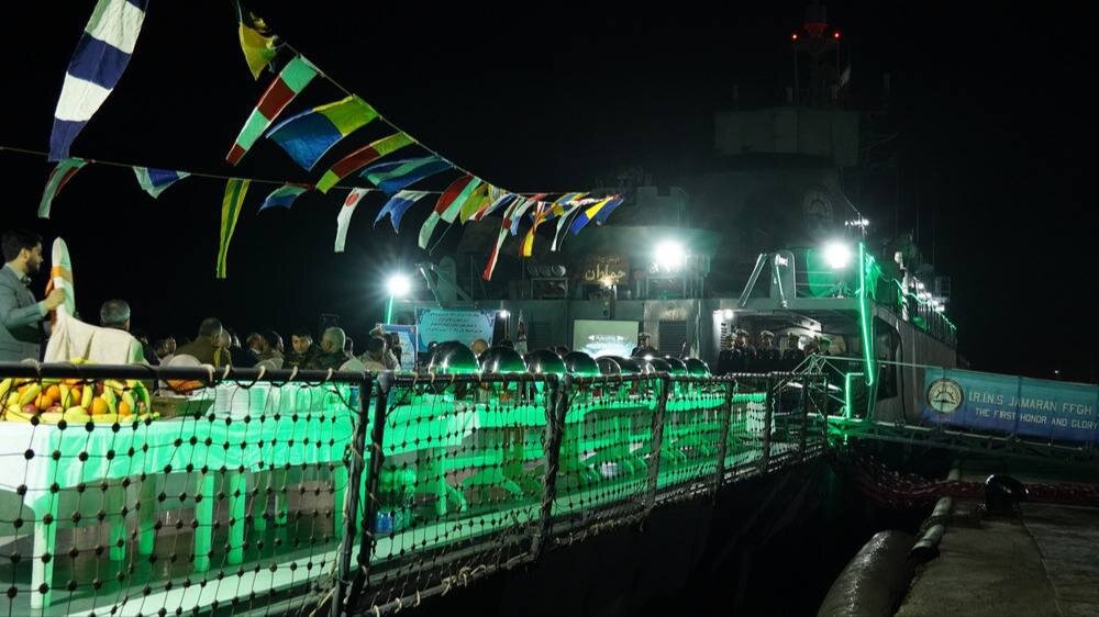 نظامیان ۸ کشور به همراه سرلشکرصفوی در جزیره بوموسی و تنگه هرمز | تصاویر