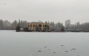 تصویری باورنکردنی از حجم عجیب برف در پارک شاه‌گولی تبریز