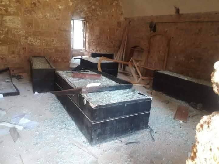 آثار یک موزه در سوریه به سرقت رفت | تصاویر