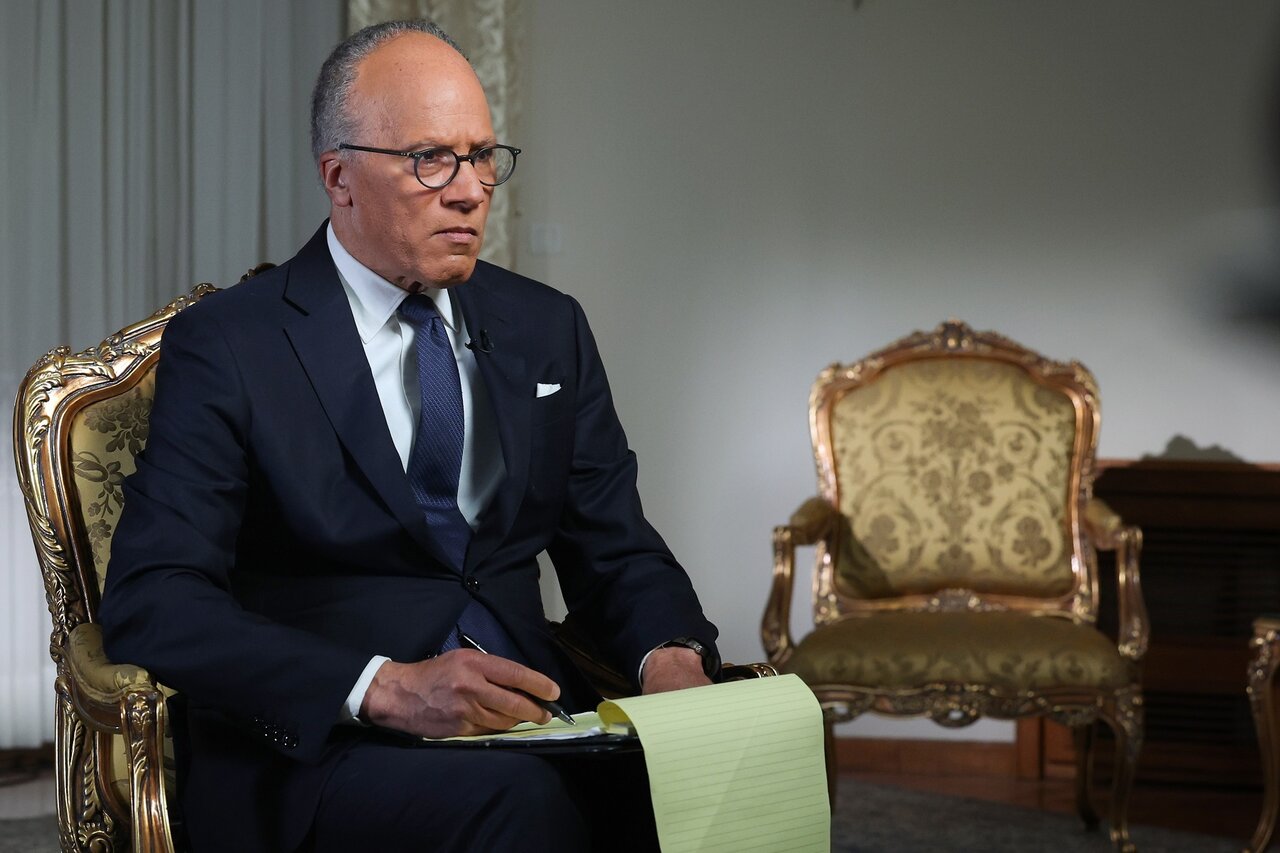 قاب هایی از مصاحبه دکتر پزشکیان با شبکه تلویزیونی NBC آمریکا