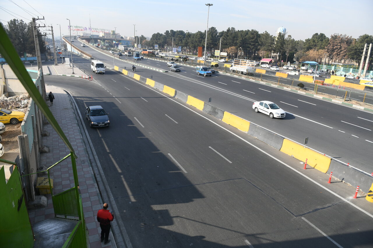تعریض جاده تهران قم ورودی کهریزک