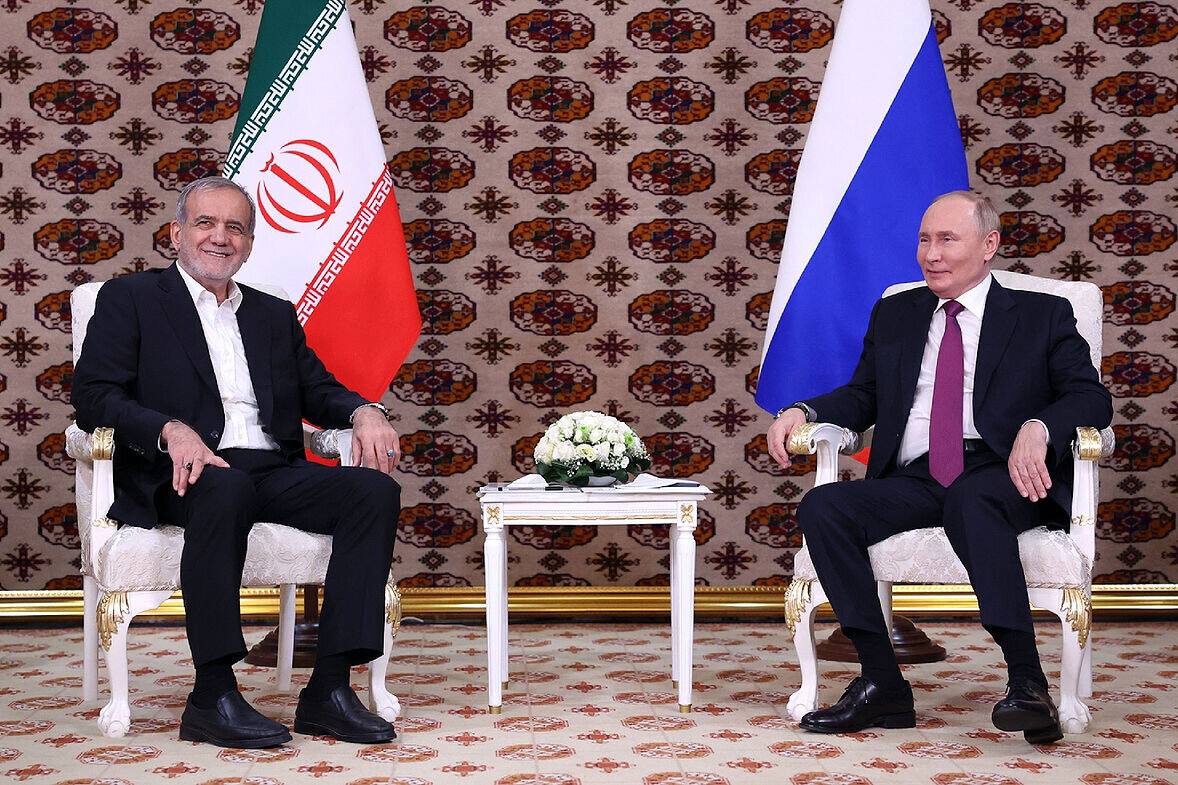 پزشکیان و پوتین در ترکمنستان؛ جزئیات یک دیدار مهم از زبان سفیر ایران