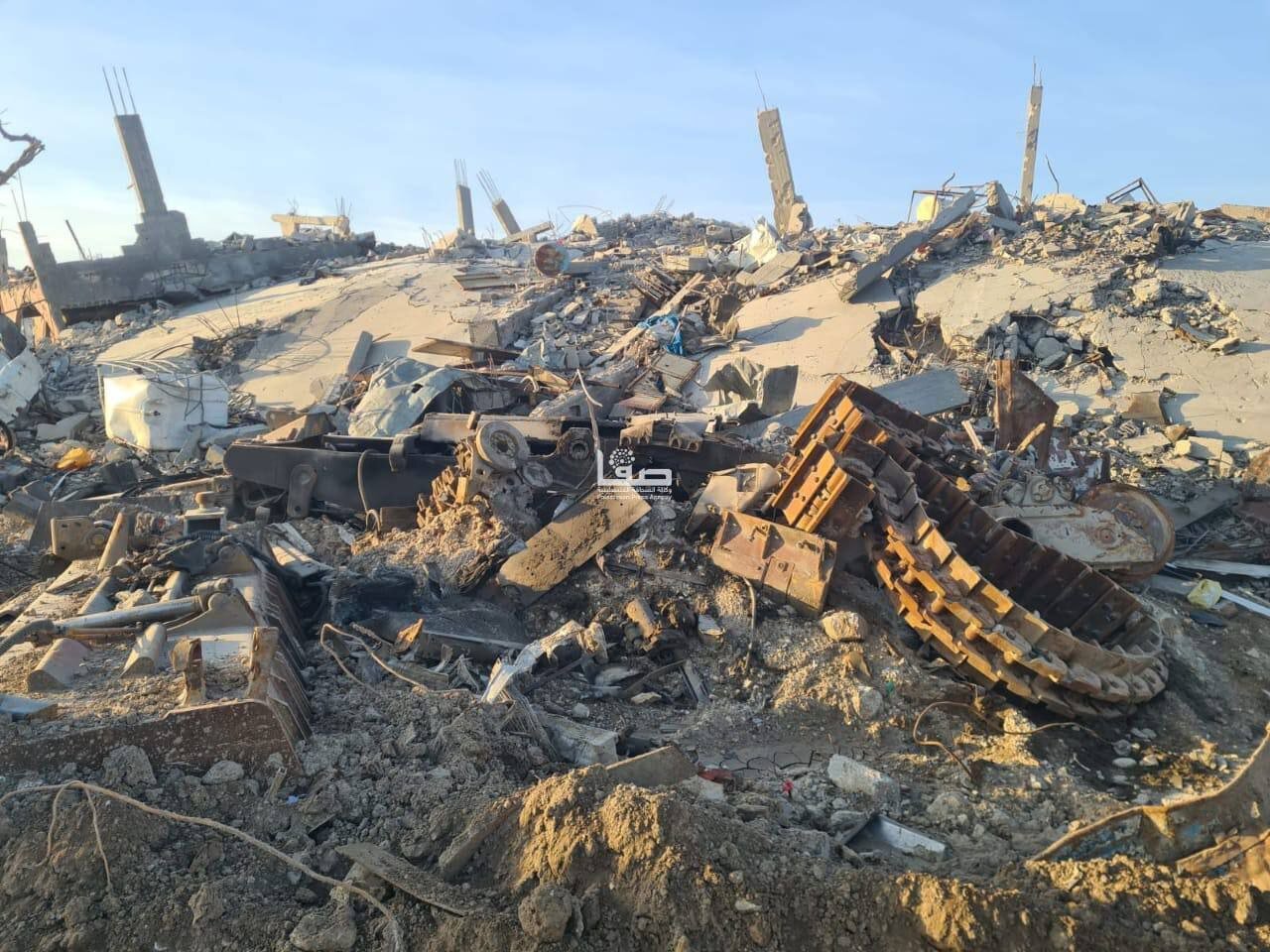 قبرستان تانکهای ارتش اسرائیل در شمال غزه | تصاویر
