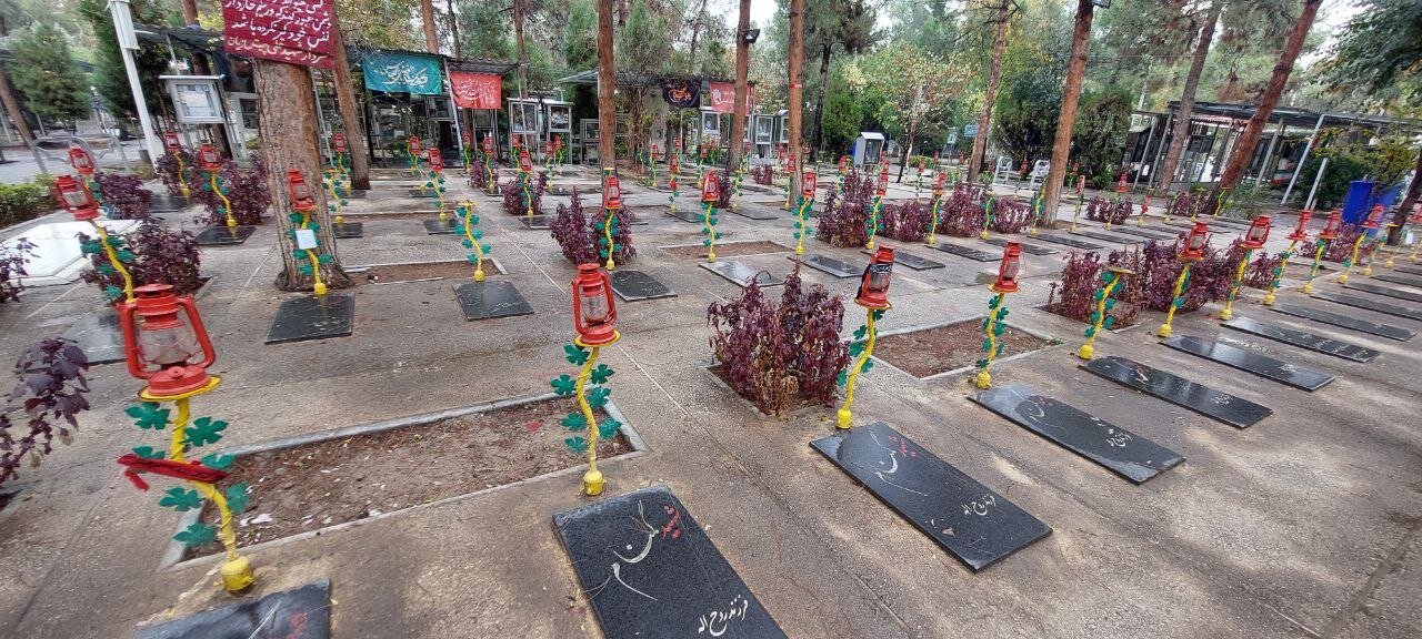 بهسازي قبور شهدا