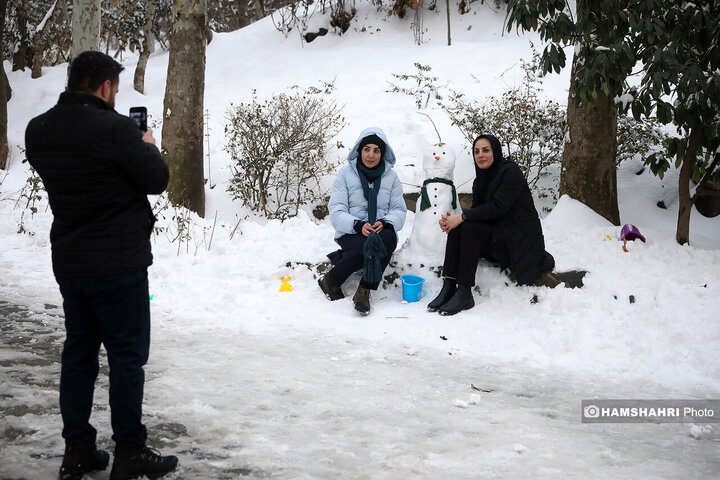 جشن آدم برفی ها در تهران