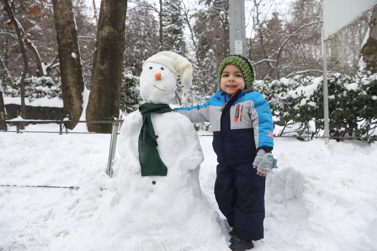 جشن آدم برفی ها در بوستان جمشیدیه
