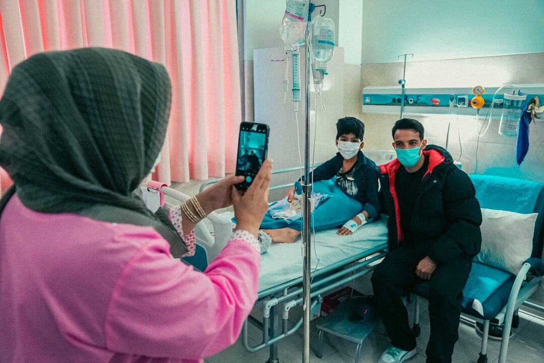 بیرانوند و بازیکنان تراکتور در یک دیدار ویژه | تصاویر