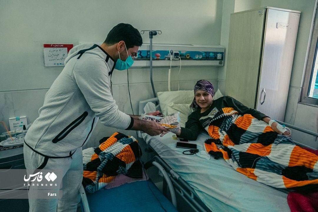 بیرانوند و بازیکنان تراکتور در یک دیدار ویژه | تصاویر