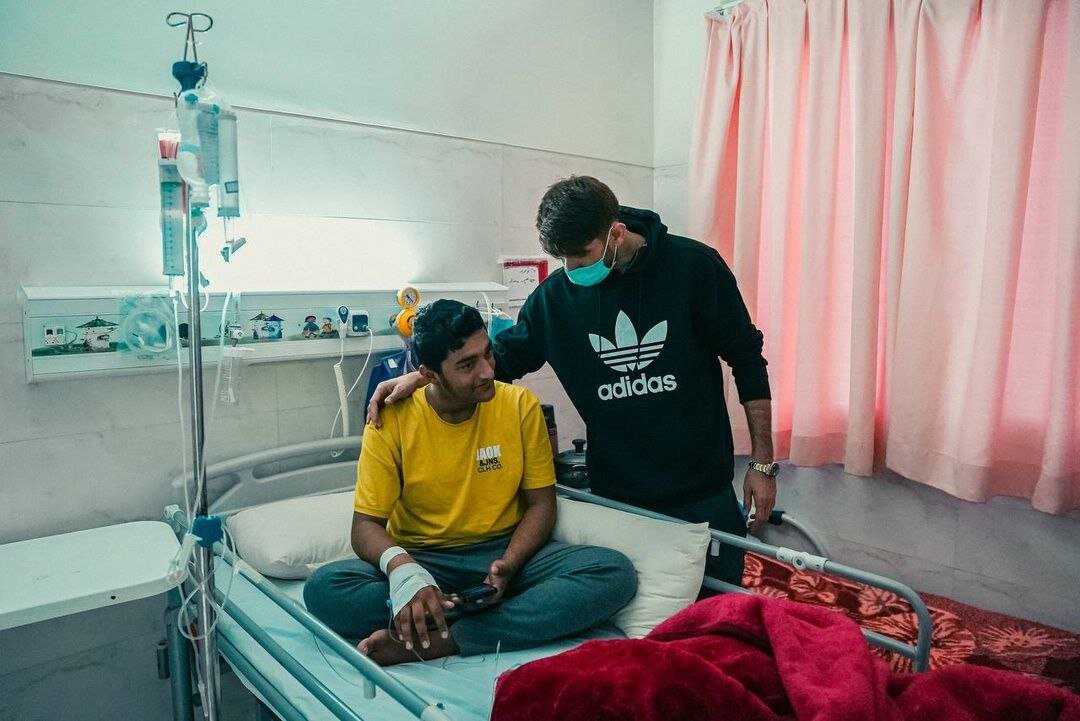 بیرانوند و بازیکنان تراکتور در یک دیدار ویژه | تصاویر