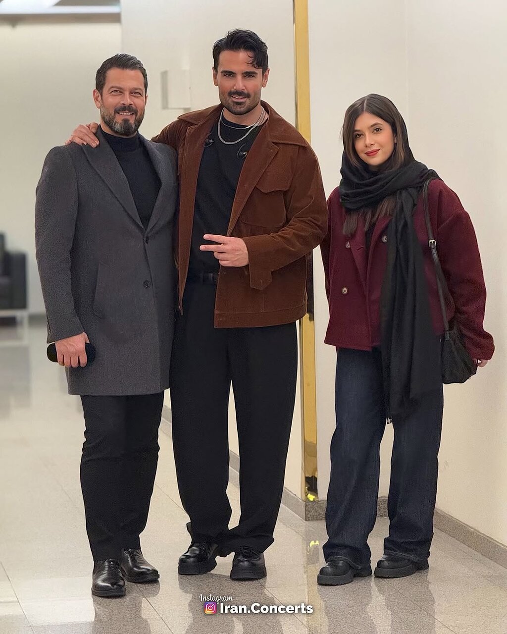 عکسهای پدر و دختری پژمان بازغی در یک کنسرت