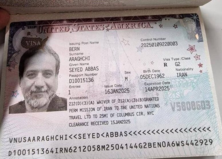 سند اثبات دروغگویی رسانههای ضدایرانی درباره لغو سفر عراقچی به آمریکا + عکس