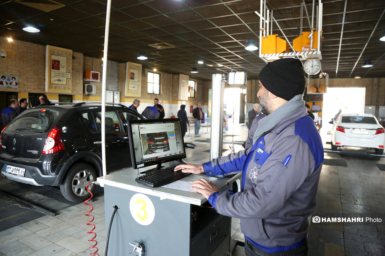 آیین رونمایی از تجهیزات مراکز معاینه فنی