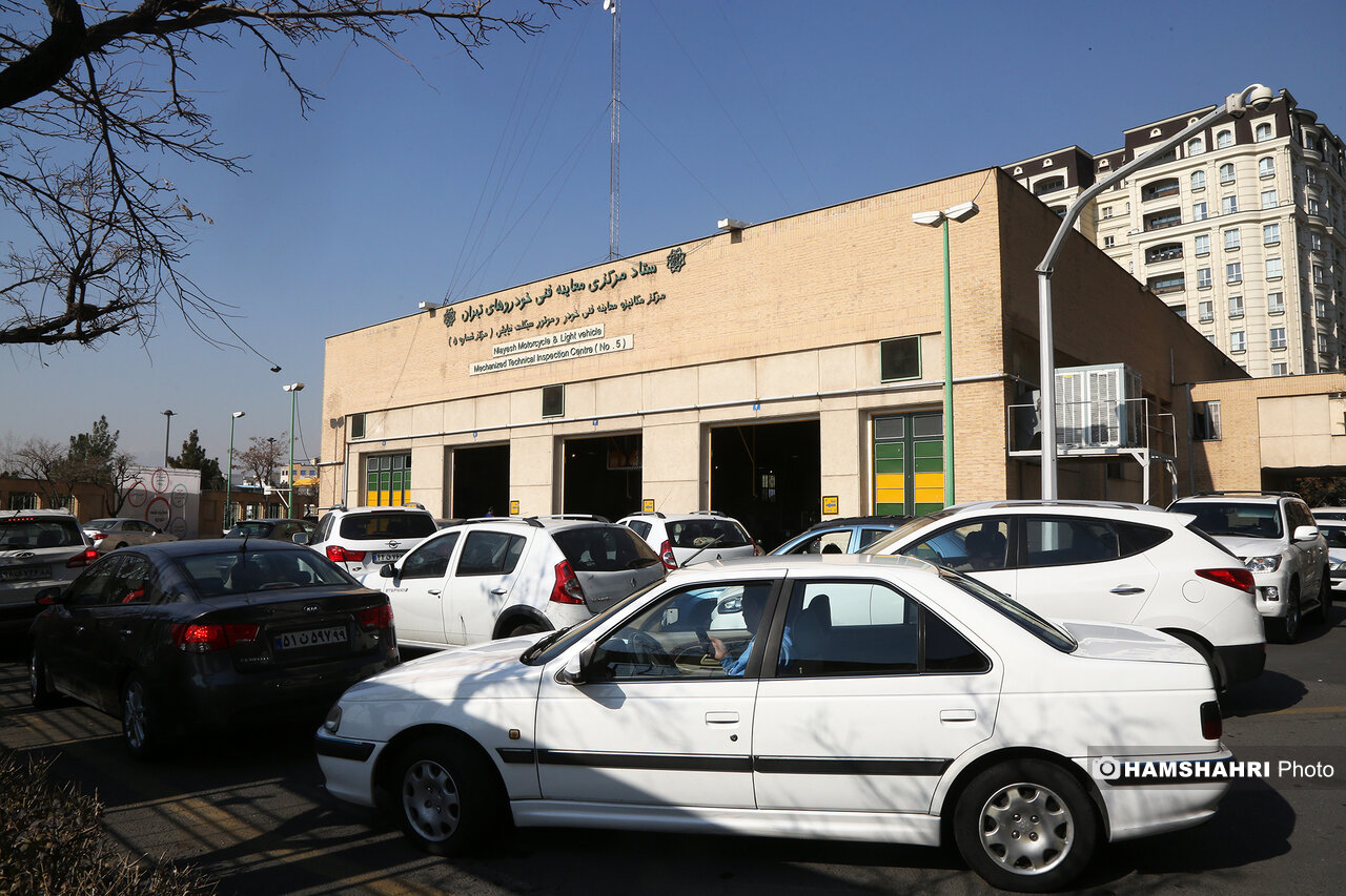 آیین رونمایی از تجهیزات مراکز معاینه فنی