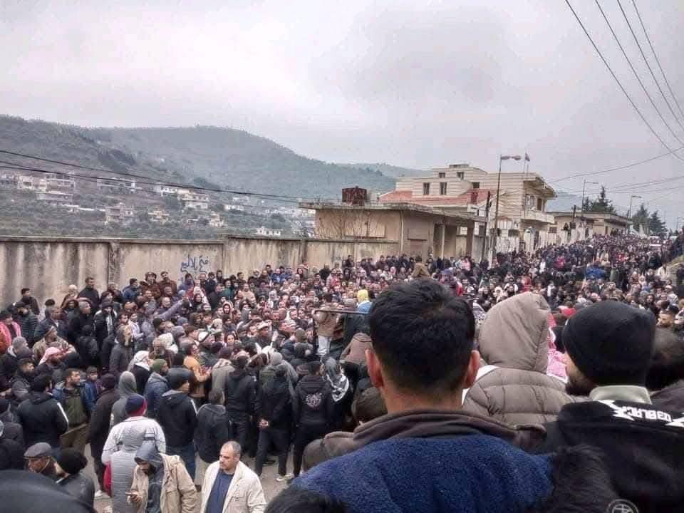 تصاویر تظاهرات علیه جولانی در سوریه