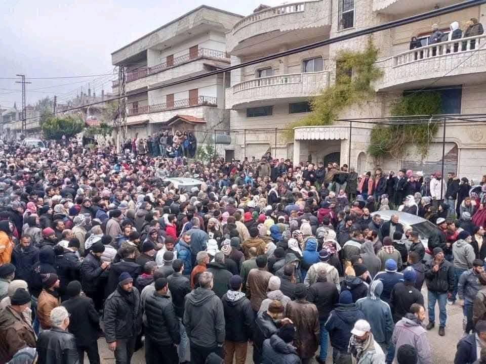 تصاویر تظاهرات علیه جولانی در سوریه