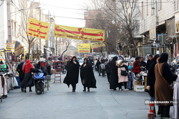 بازار خرید نوروزی عبدل آباد و بازارچه احسانی