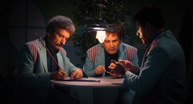 عموهای فیتیله‌ای با دوقلوها به تلویزیون می‌‎آیند | تصاویر