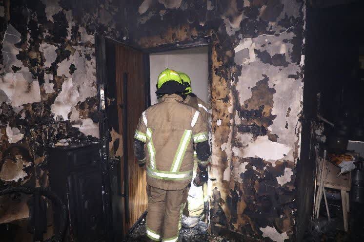 آتش سوزی منزل عروس و داماد در شب عروسی | تصاویر