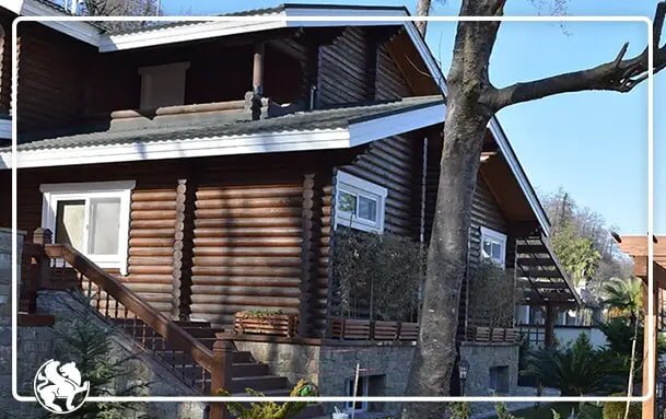 چوب ترموود برای نمای خارجی و داخلی خانههای چوبی