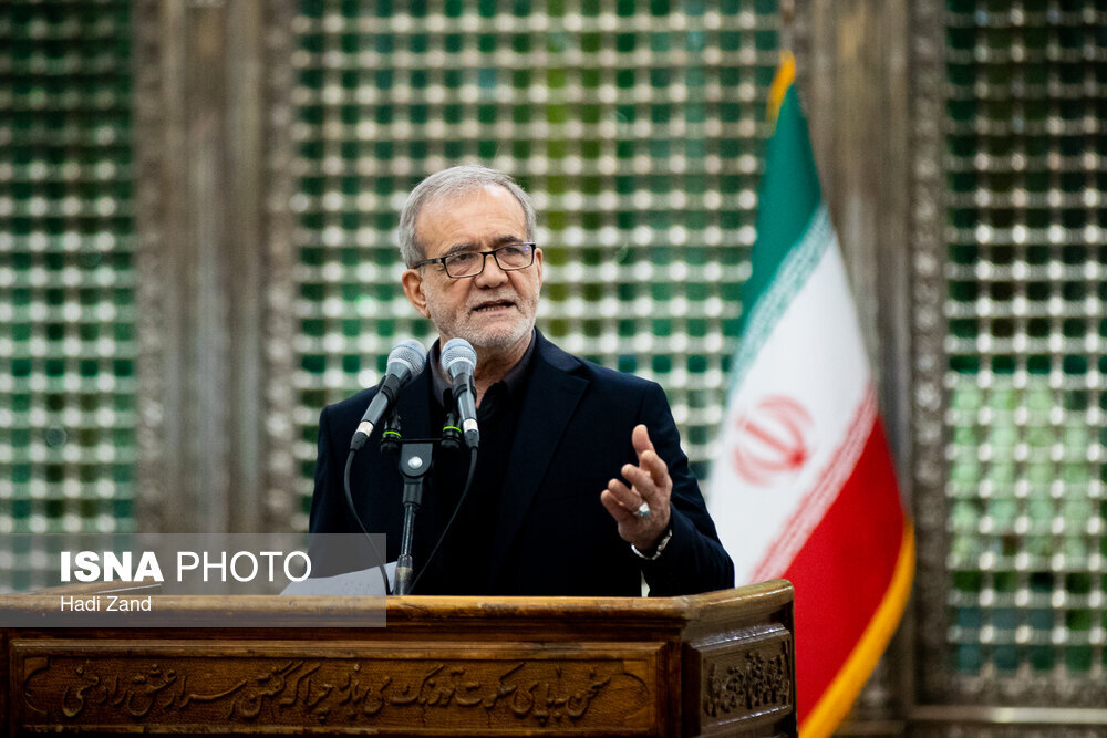 تصویر امروز پزشکیان با ظاهر جدید