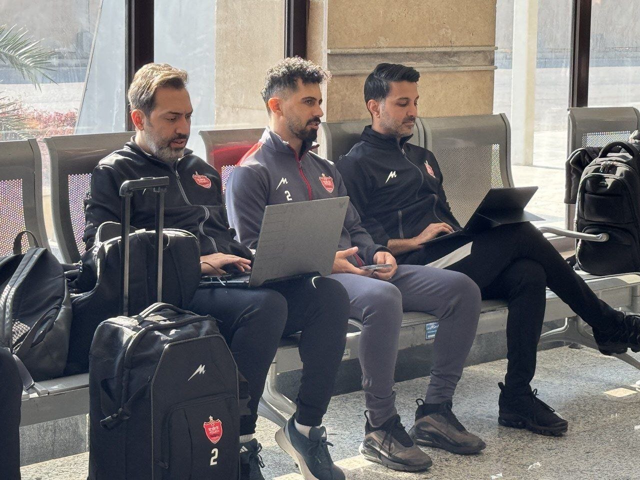 پرواز کاروان پرسپولیس به مقصد ریاض | تصاویر